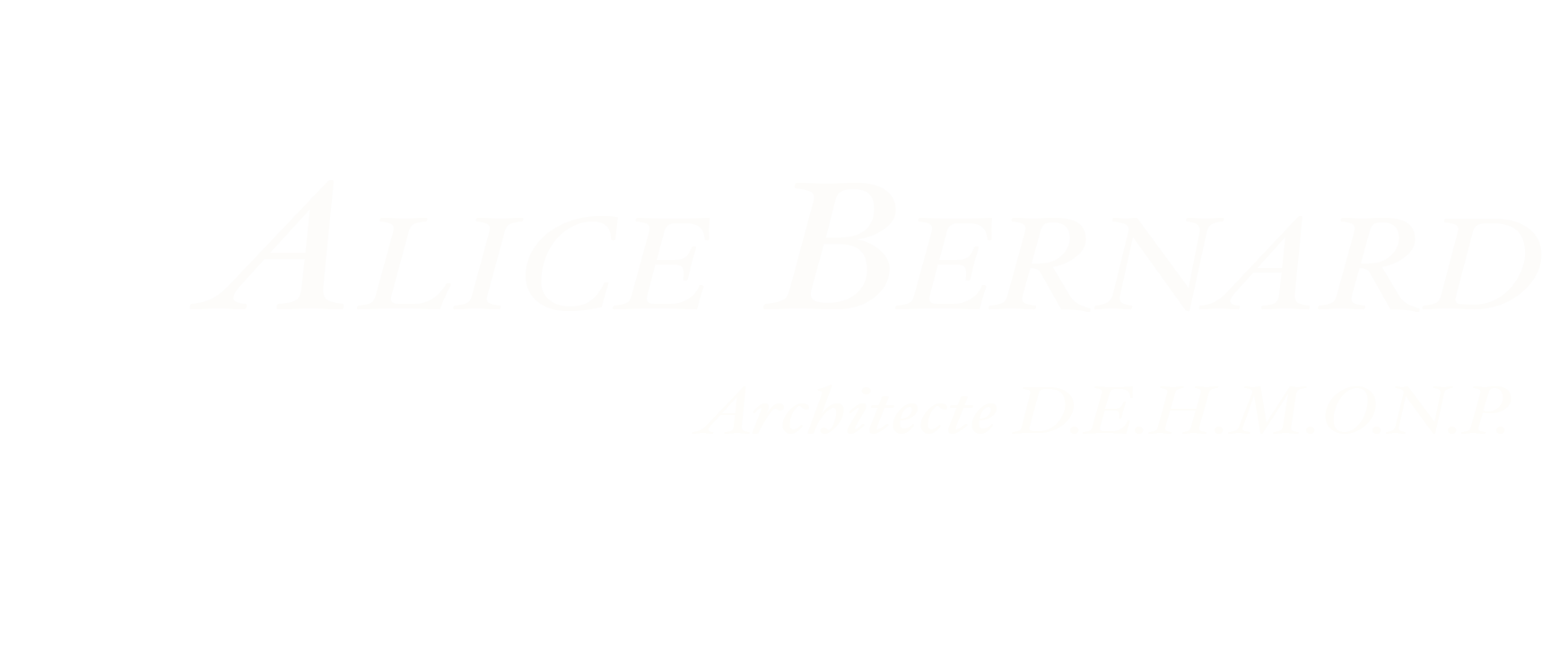 Architecte Bio